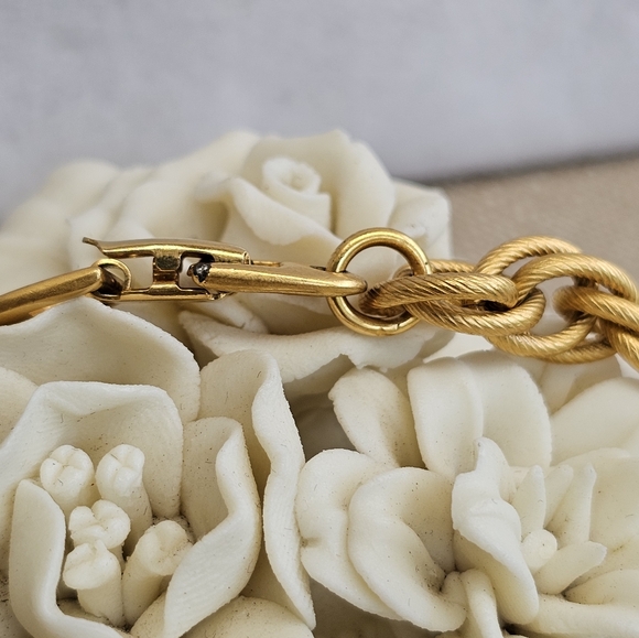 Napier Vintage Necklace with Golden Leaves and Beads STUNNING RARE - Picture 6 of 15